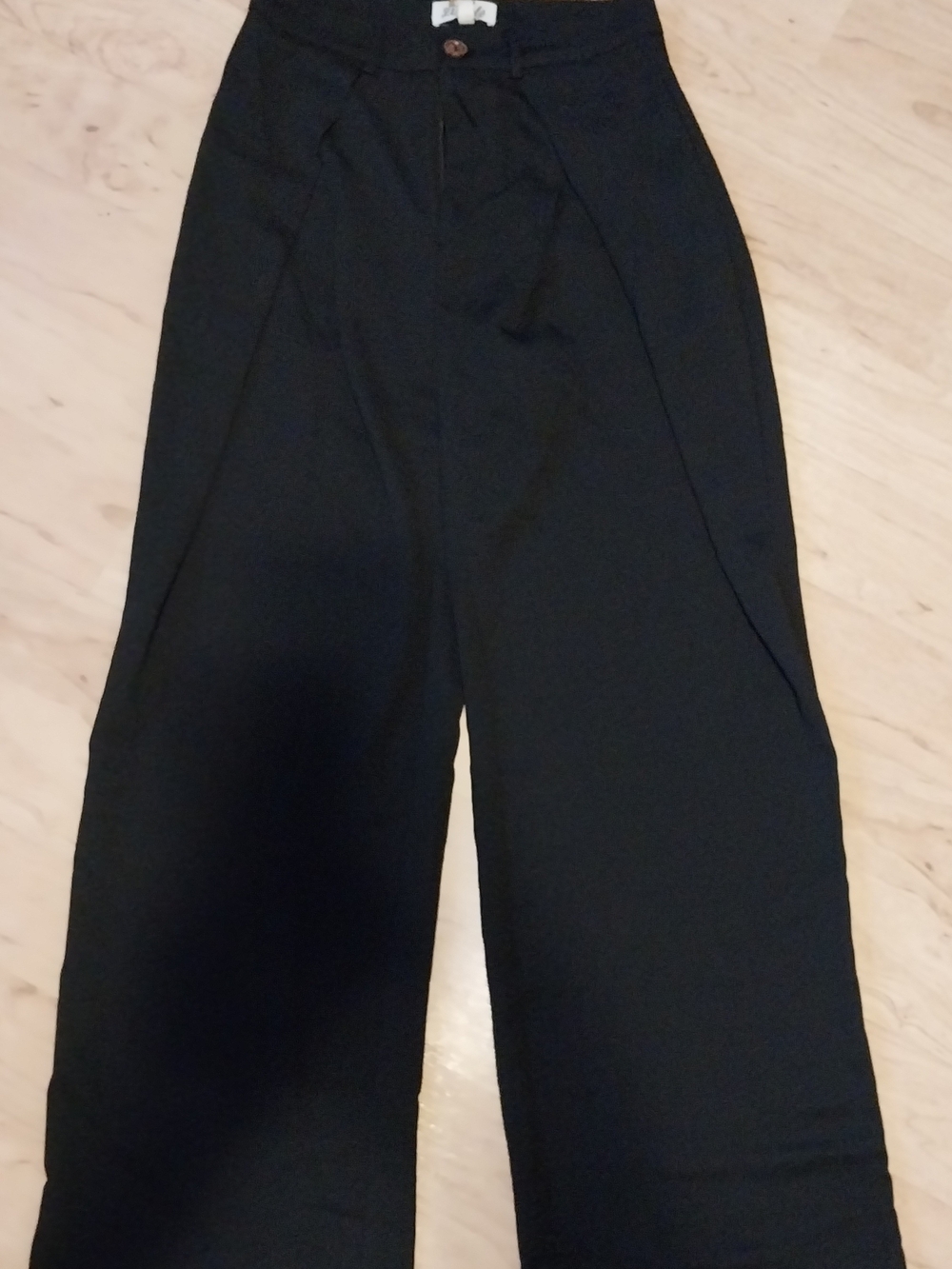 Listicle Womens Black Wide Leg Dress Pants Size Small
